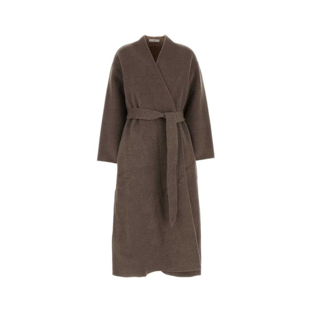 Co Women Brown Wool Blend Coat